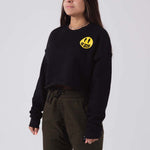 Choke Republic Smiley Women's Crop Hoodie - Fighters Market