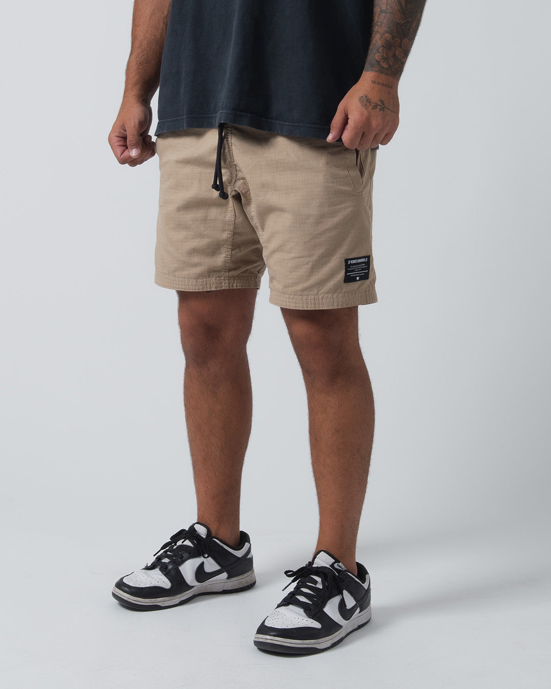 Kingz Casual Gi Shorts - Khaki