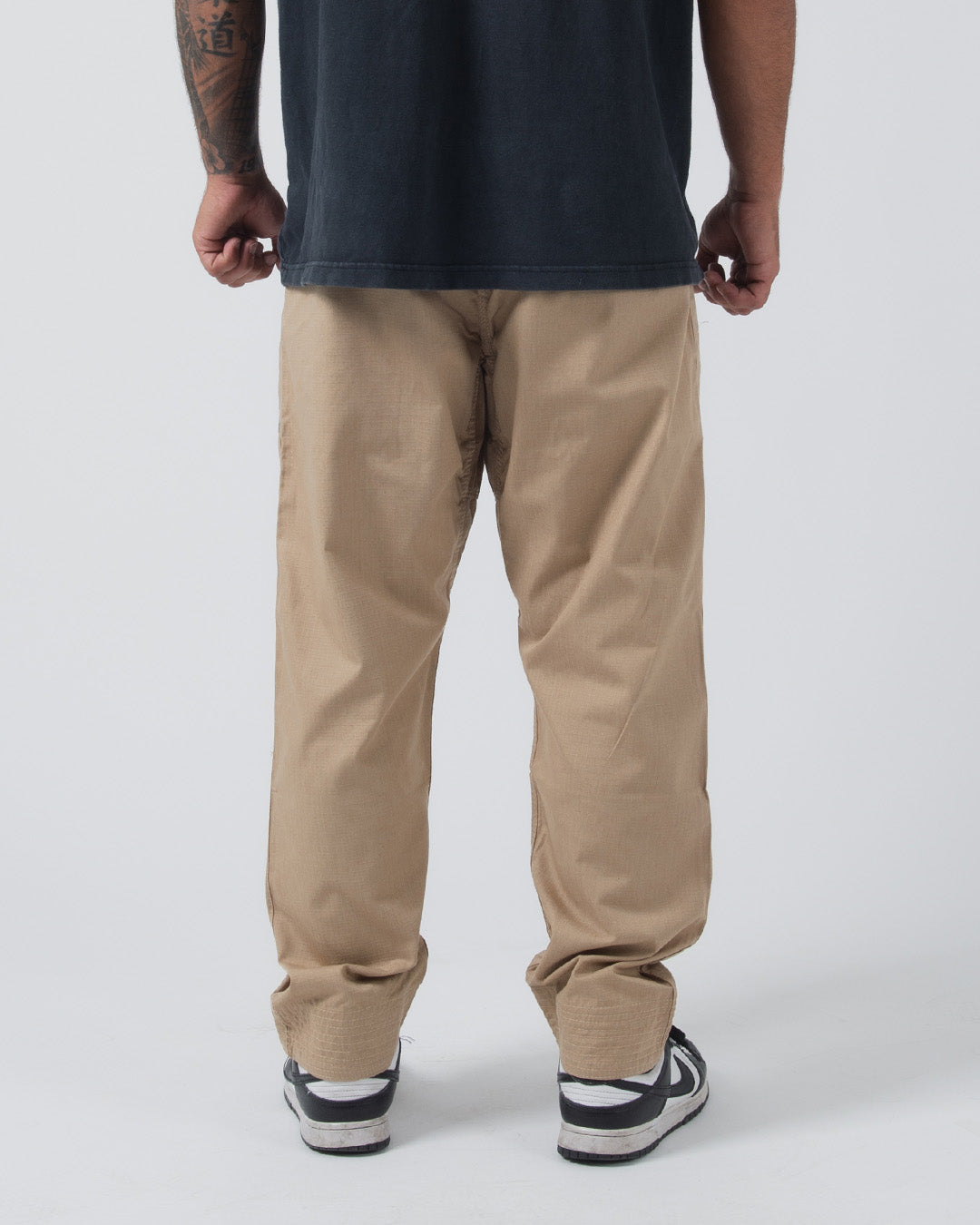 Kingz Casual Rip Stop Gi Pant - Khaki
