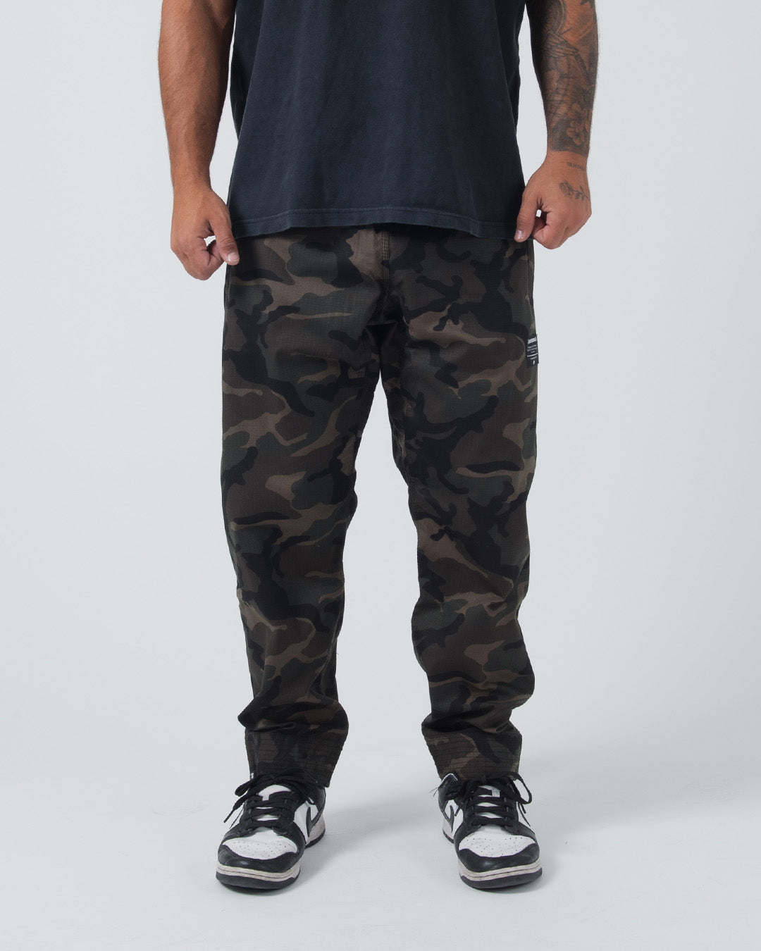 Kingz Casual Rip Stop Gi Pant - Camo