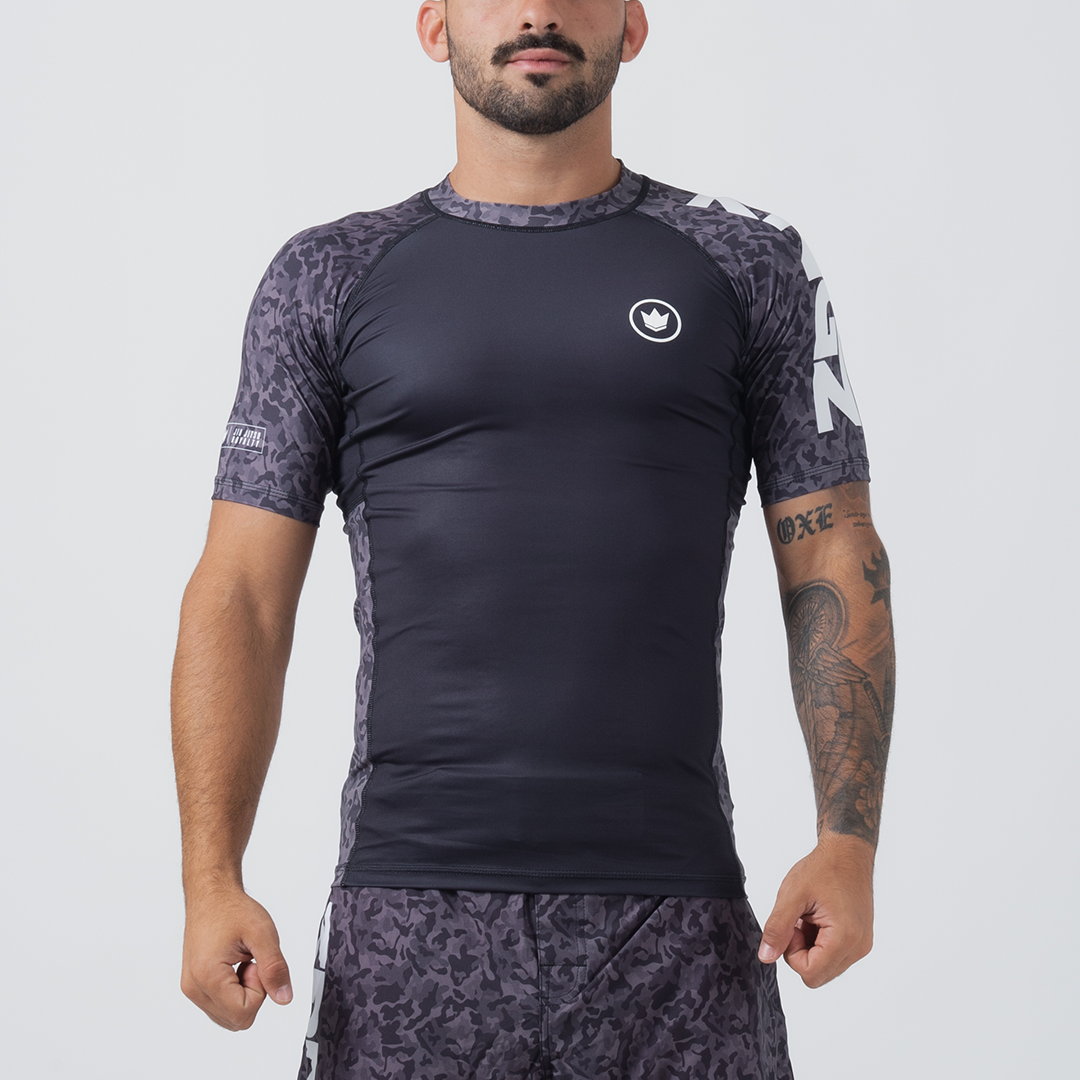 Kingz Night Camo S/S Rashguard - Fighters Market