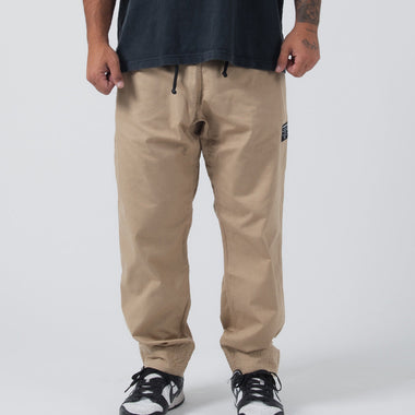 Kingz Casual Rip Stop Gi Pant - Khaki